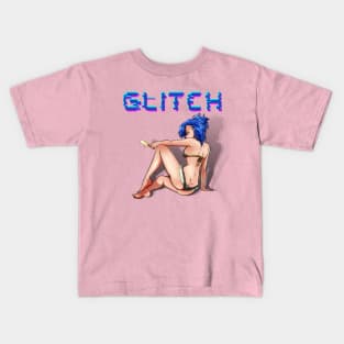 Summer Glitch Kids T-Shirt